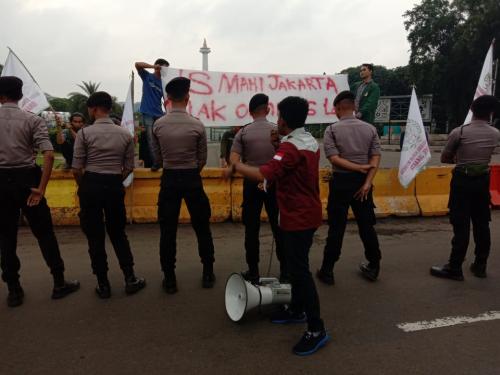 ISMAHI JAKARTA TOLAK RUU OMNIBUS LAW-7